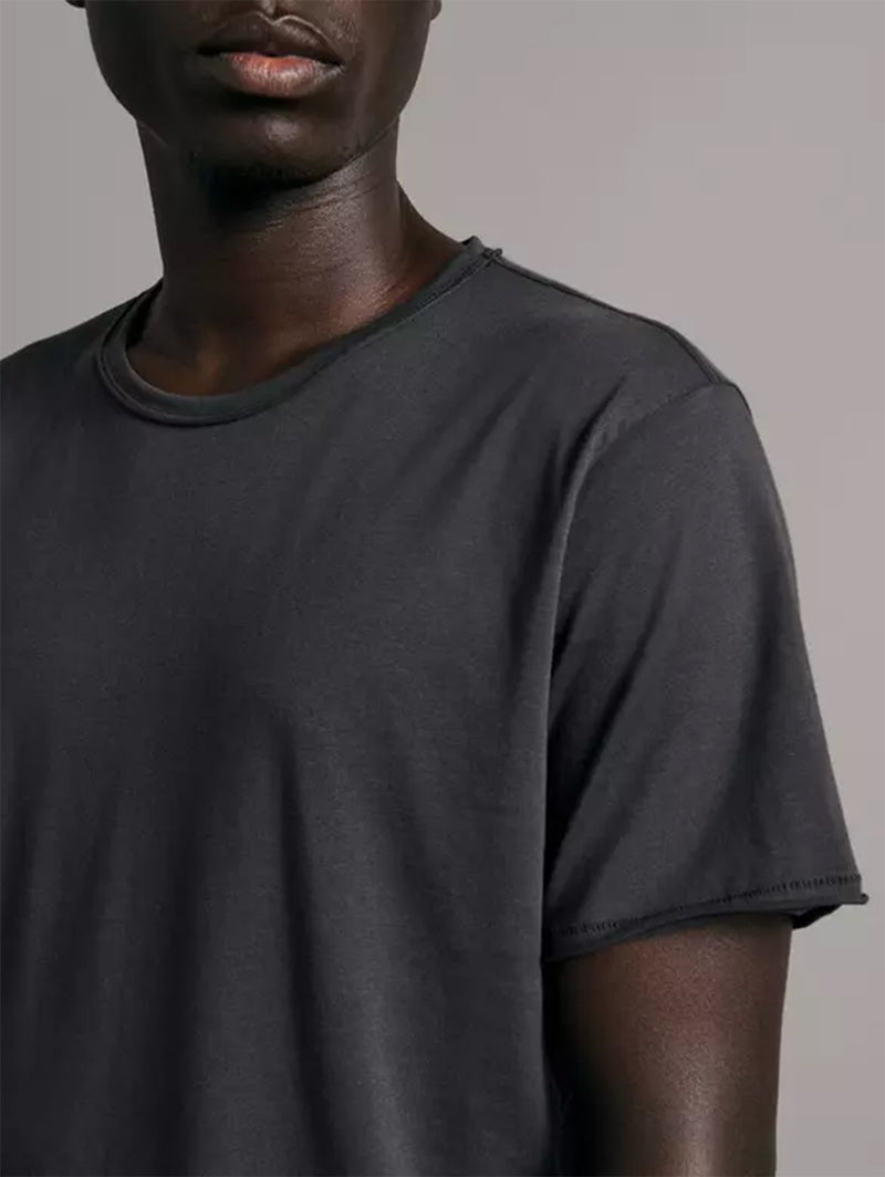 Miles One Pocket Tee - Dark Grey-RAG + BONE-Over the Rainbow