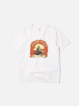 Roy Every Mountain Tee - Chalk White-Nudie Jeans-Over the Rainbow
