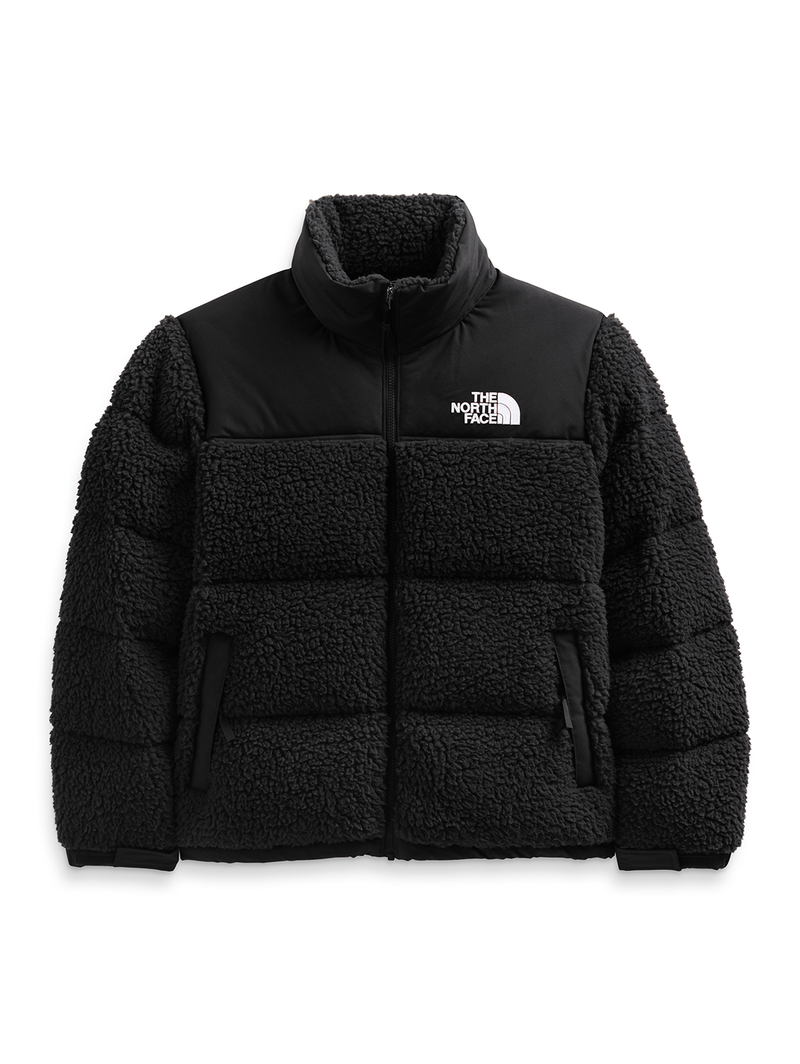 High Pile Nuptse Jacket   TNF Black