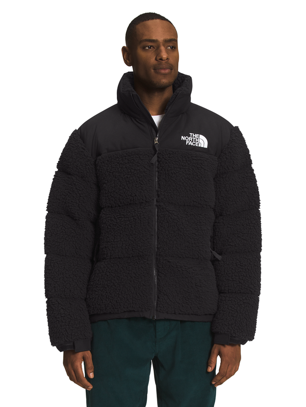 1996 High Pile Nuptse Jacket - TNF Black-The North Face-Over the Rainbow