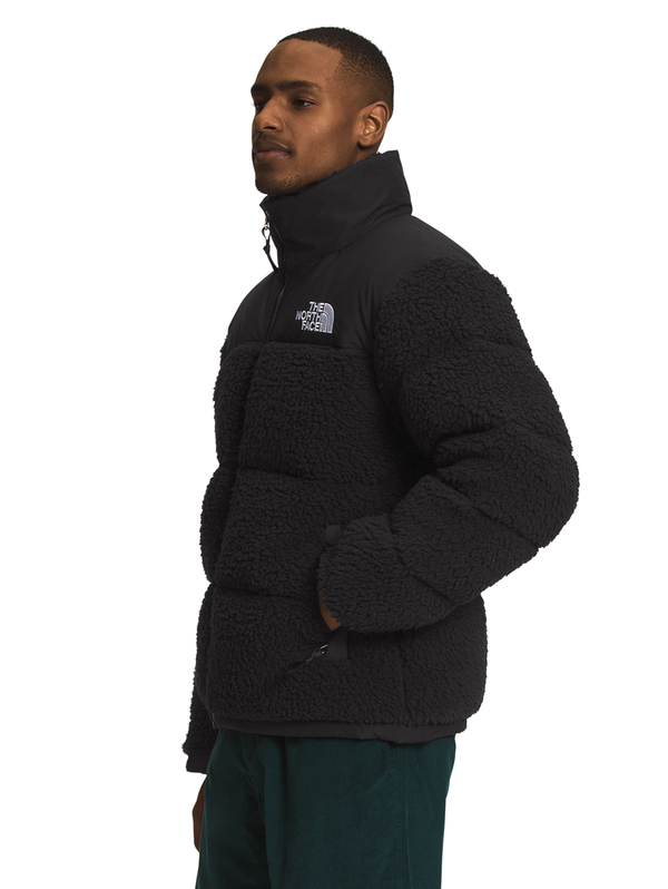 1996 High Pile Nuptse Jacket - TNF Black-The North Face-Over the Rainbow