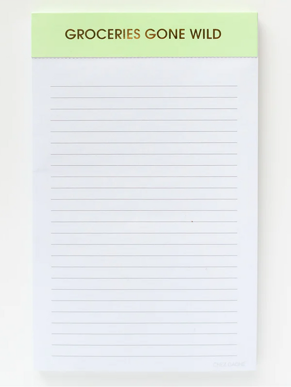 Notepads-CHEZ GAGNE LETTERPRESS-Over the Rainbow