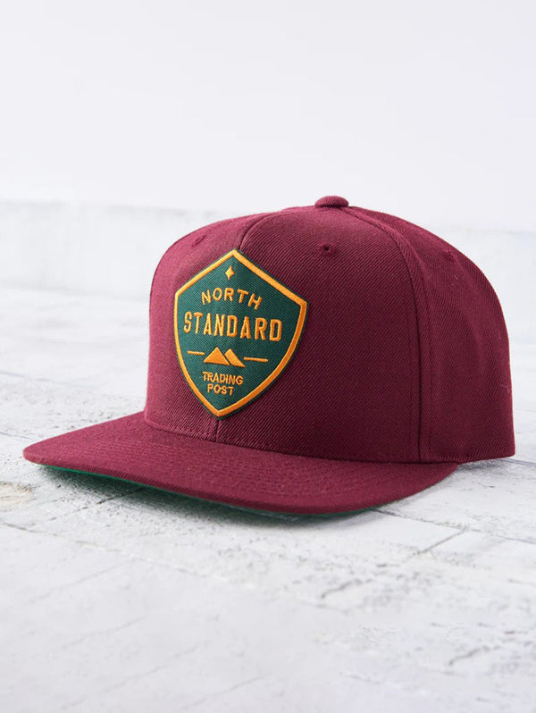 NSTP Shield Hat - Maroon-North Standard Trading Post-Over the Rainbow