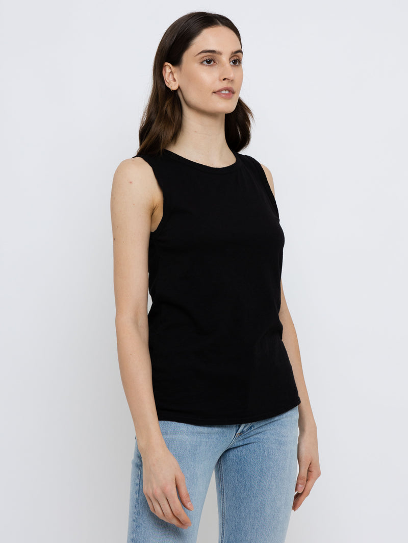 Taurus Sleeveless Tee-Velvet-Over the Rainbow