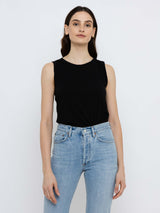 Taurus Sleeveless Tee-Velvet-Over the Rainbow