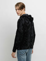 Bandana Print Hoodie - Grey Black-AUTUMN CASHMERE-Over the Rainbow