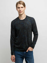 Splatter Print Sweater - Navy Combo-AUTUMN CASHMERE-Over the Rainbow