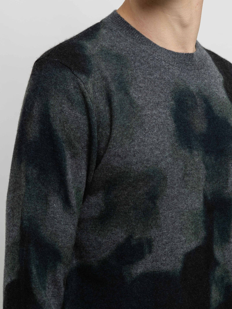 Watercolour Sweater - Blue Combo-AUTUMN CASHMERE-Over the Rainbow