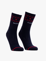 Baby Steps Sock - Navy Pattern-Mother-Over the Rainbow