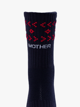 Baby Steps Sock - Navy Pattern-Mother-Over the Rainbow