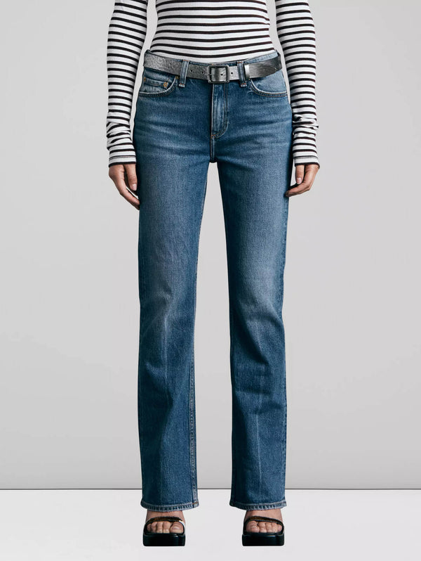 Peyton Mid Rise Boot Jean - Huntley-RAG + BONE-Over the Rainbow