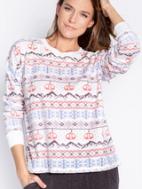 Stay Lifted PJ Top - Ivory-PJ Salvage-Over the Rainbow