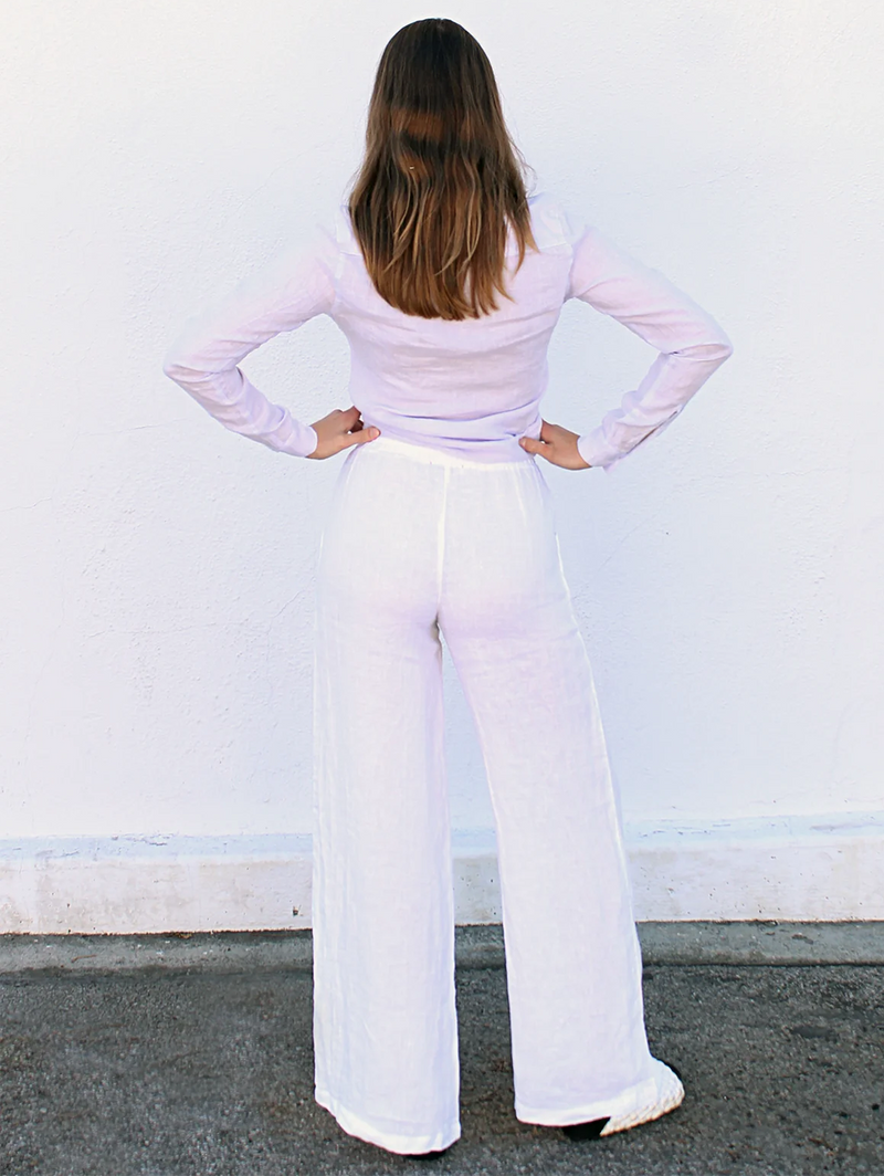 Kingspinner Summer Capri Pants for Women Womens Linen Pants