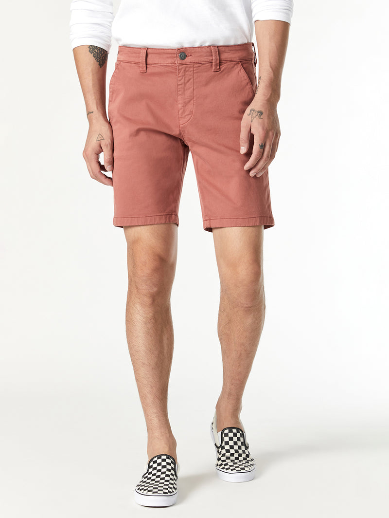 Jacob Crop Short - Baked Clay Twill-Mavi-Over the Rainbow