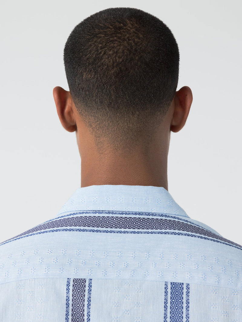 Short Sleeve Shirt - Sky-UNFEIGNED-Over the Rainbow