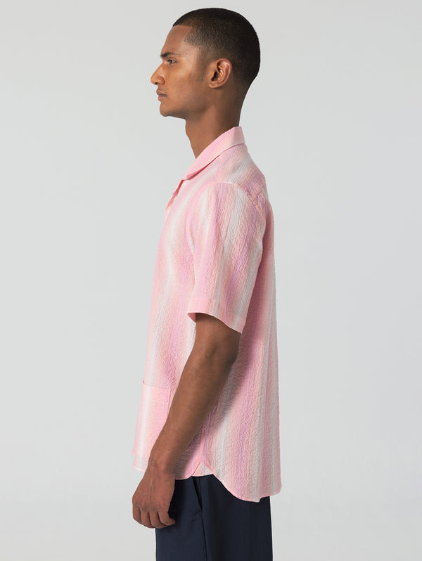 Short Sleeve Shirt - Pink-UNFEIGNED-Over the Rainbow