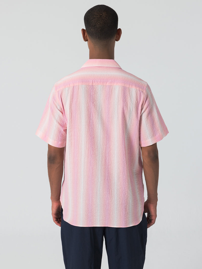 Short Sleeve Shirt - Pink-UNFEIGNED-Over the Rainbow