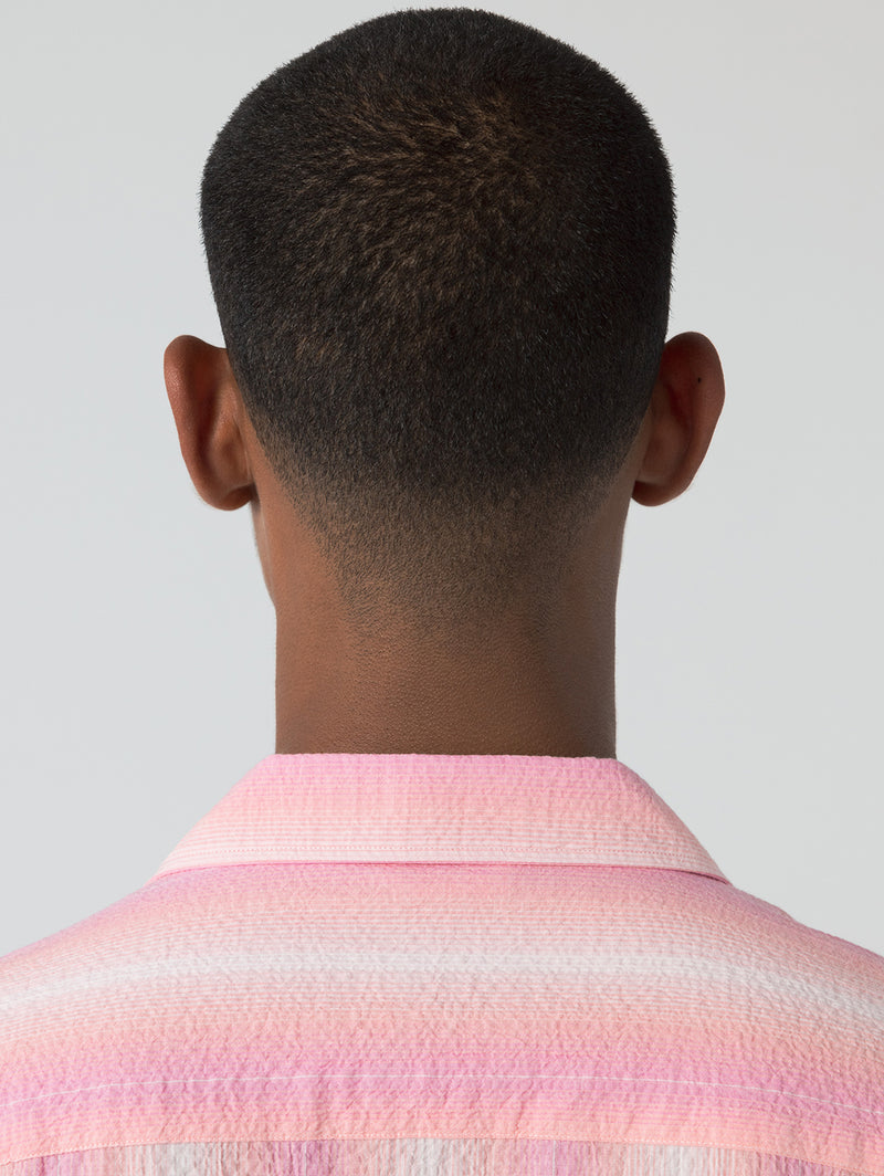 Short Sleeve Shirt - Pink-UNFEIGNED-Over the Rainbow
