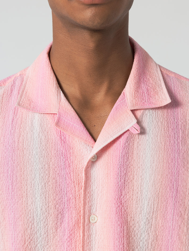 Short Sleeve Shirt - Pink-UNFEIGNED-Over the Rainbow