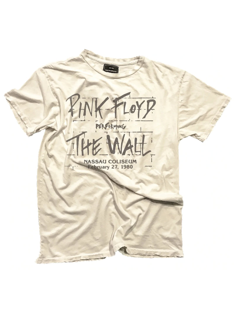 Pink Floyd The Wall T-Shirt - Antique White-Retro Brand Black Label-Over the Rainbow