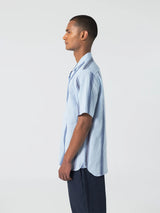 Short Sleeve Shirt - Sky-UNFEIGNED-Over the Rainbow