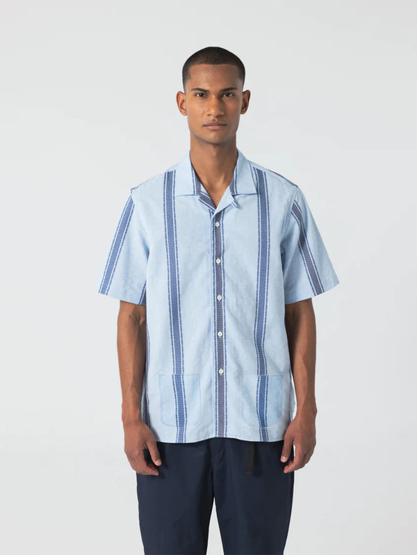 Short Sleeve Shirt - Sky-UNFEIGNED-Over the Rainbow