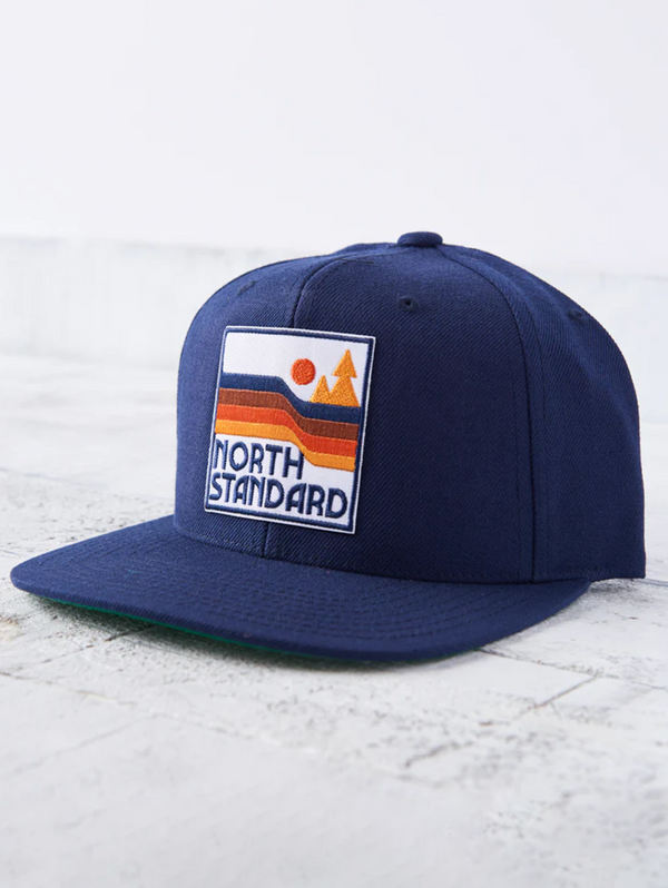NSTP Snapback Waves Hat - Navy-North Standard Trading Post-Over the Rainbow