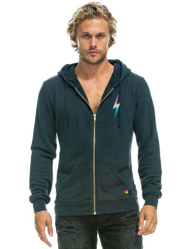 Bolt Zip Hoodie - Rainbow Pink-AVIATOR NATION-Over the Rainbow