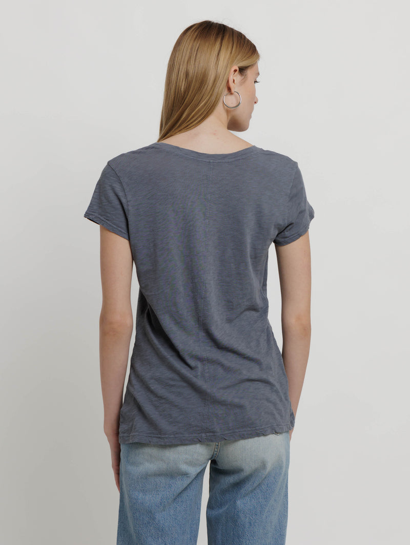 Odelia Short Sleeve Crew Tee-Velvet-Over the Rainbow