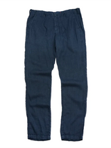 Key West Linen Pant - Navy-Benson-Over the Rainbow