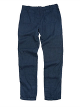 Key West Linen Pant - Navy-Benson-Over the Rainbow