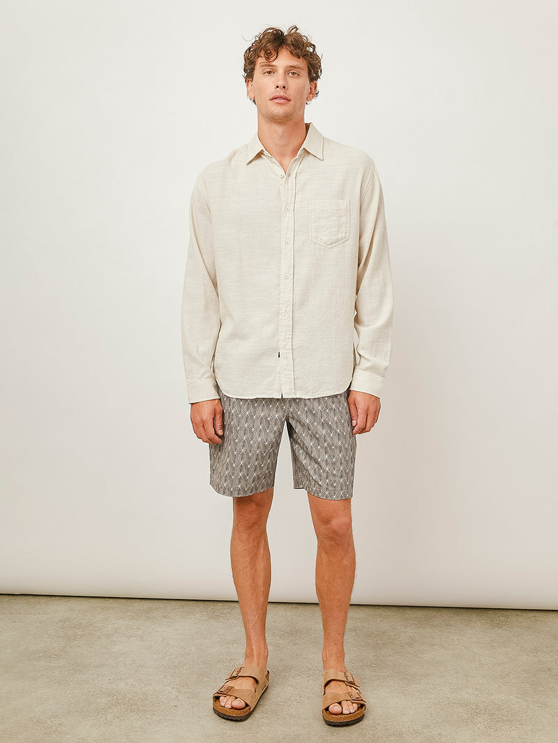 Wyatt Button Down Shirt - Hummus-Rails-Over the Rainbow