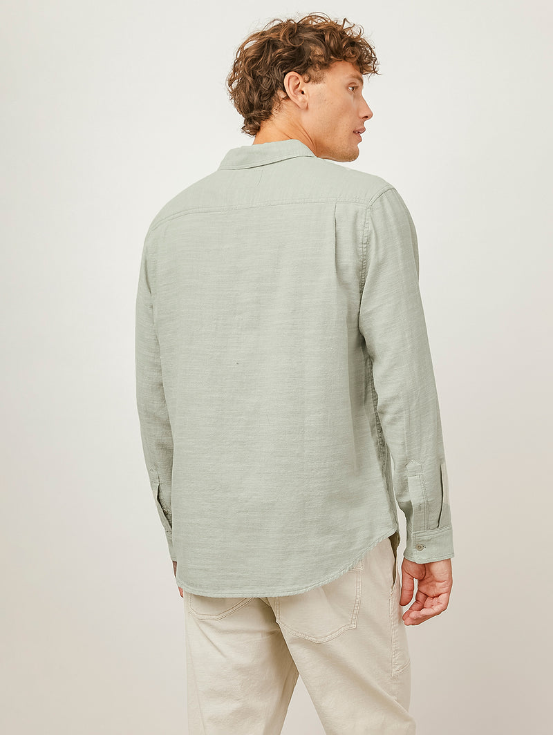Wyatt Button Down Shirt - Sage-Rails-Over the Rainbow