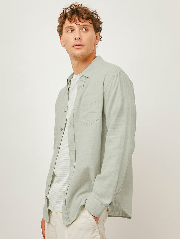Wyatt Button Down Shirt - Sage-Rails-Over the Rainbow