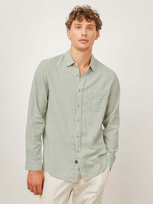 Wyatt Button Down Shirt - Sage-Rails-Over the Rainbow