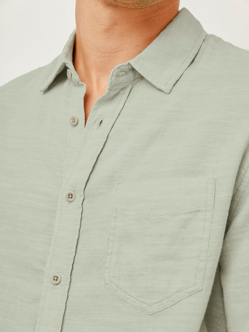 Wyatt Button Down Shirt - Sage-Rails-Over the Rainbow