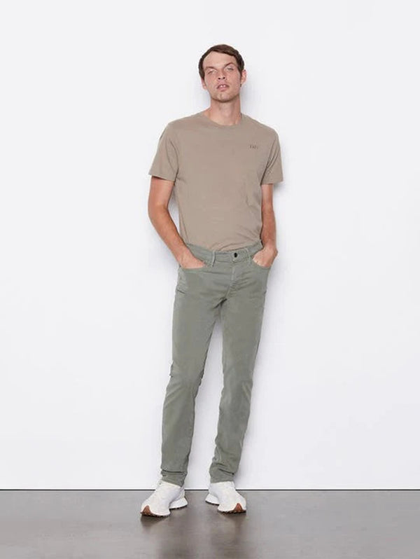L'Homme Slim Pant - Washed Military-FRAME-Over the Rainbow