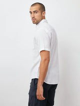 Fairfax Short Sleeve Shirt - White-Rails-Over the Rainbow