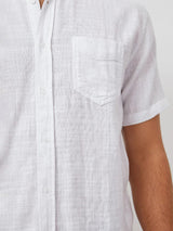 Fairfax Short Sleeve Shirt - White-Rails-Over the Rainbow