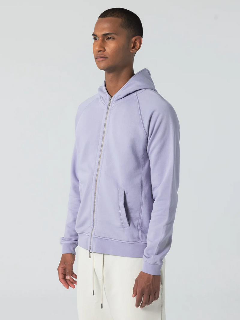 UNFEIGNED Long sleeve Fleece Hoodie Lavender Over the