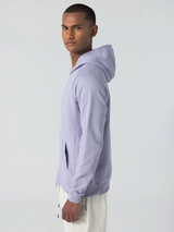 Long sleeve Fleece Hoodie - Lavender-UNFEIGNED-Over the Rainbow