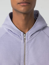 Long sleeve Fleece Hoodie - Lavender-UNFEIGNED-Over the Rainbow