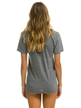 Malibu Disk Logo T-Shirt - Heather Grey-AVIATOR NATION-Over the Rainbow
