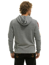 Aviator Nation Pullover Hoody - Heather Grey-AVIATOR NATION-Over the Rainbow