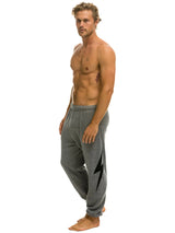 Bolt Sweatpant - Grey/Black-AVIATOR NATION-Over the Rainbow