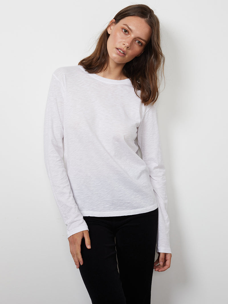 Hester Long Sleeve Crew Tee-Velvet-Over the Rainbow