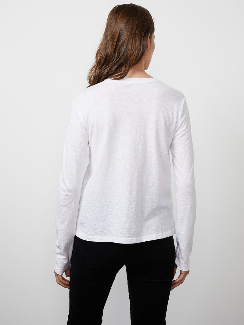Hester Long Sleeve Crew Tee-Velvet-Over the Rainbow