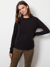 Hester Long Sleeve Crew Tee-Velvet-Over the Rainbow