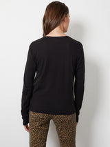 Hester Long Sleeve Crew Tee-Velvet-Over the Rainbow