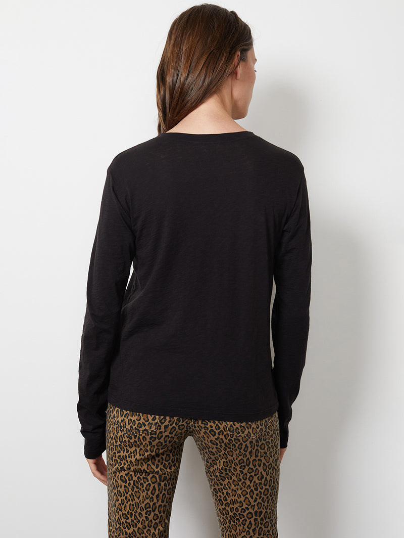 Hester Long Sleeve Crew Tee-Velvet-Over the Rainbow